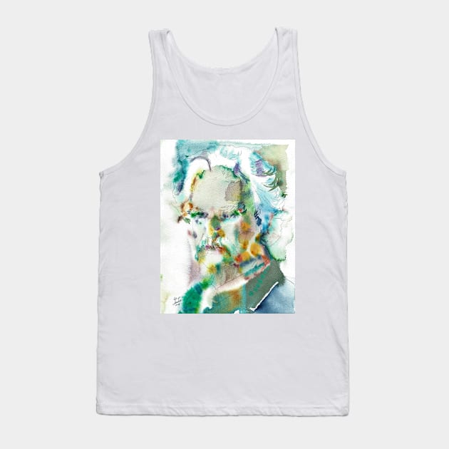 MARK TWAIN watercolor portrait .3 Tank Top by lautir